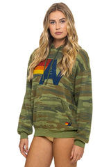 LOGO PULLOVER RELAXED HOODIE - CAMO