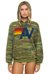 LOGO PULLOVER RELAXED HOODIE - CAMO