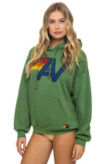 LOGO PULLOVER RELAXED HOODIE - PALM
