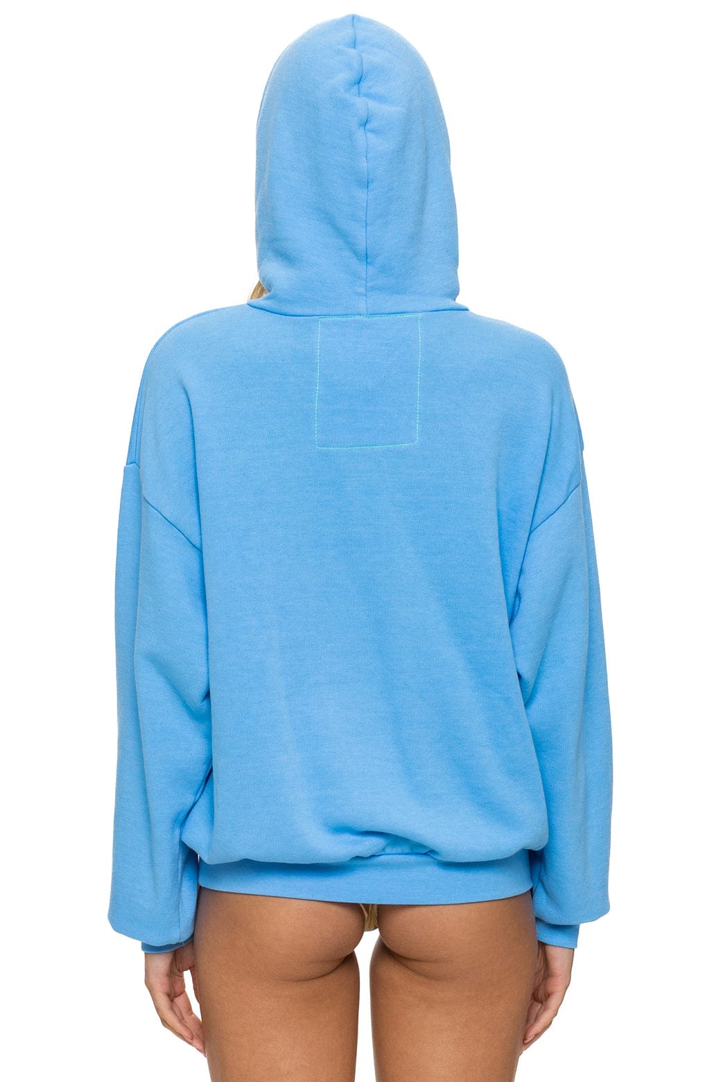 LOGO PULLOVER RELAXED HOODIE - SKY