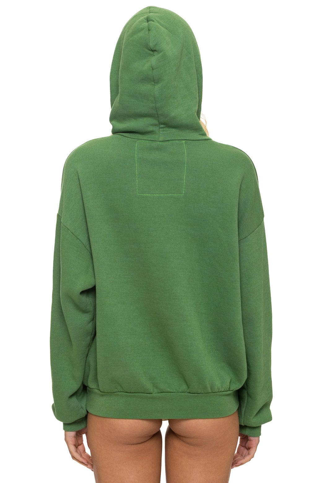 MOUNTAIN STITCH CHEVRON PULLOVER HOODIE RELAXED - PALM