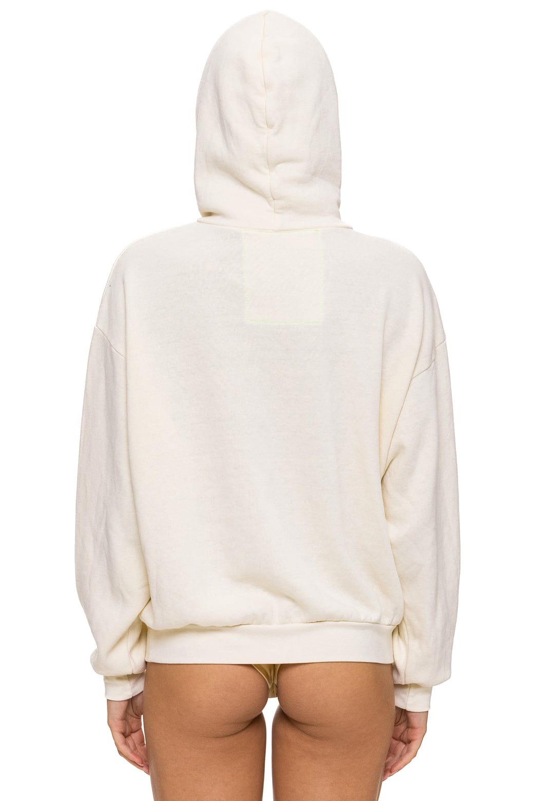 MOUNTAIN STITCH CHEVRON PULLOVER HOODIE RELAXED - VINTAGE WHITE
