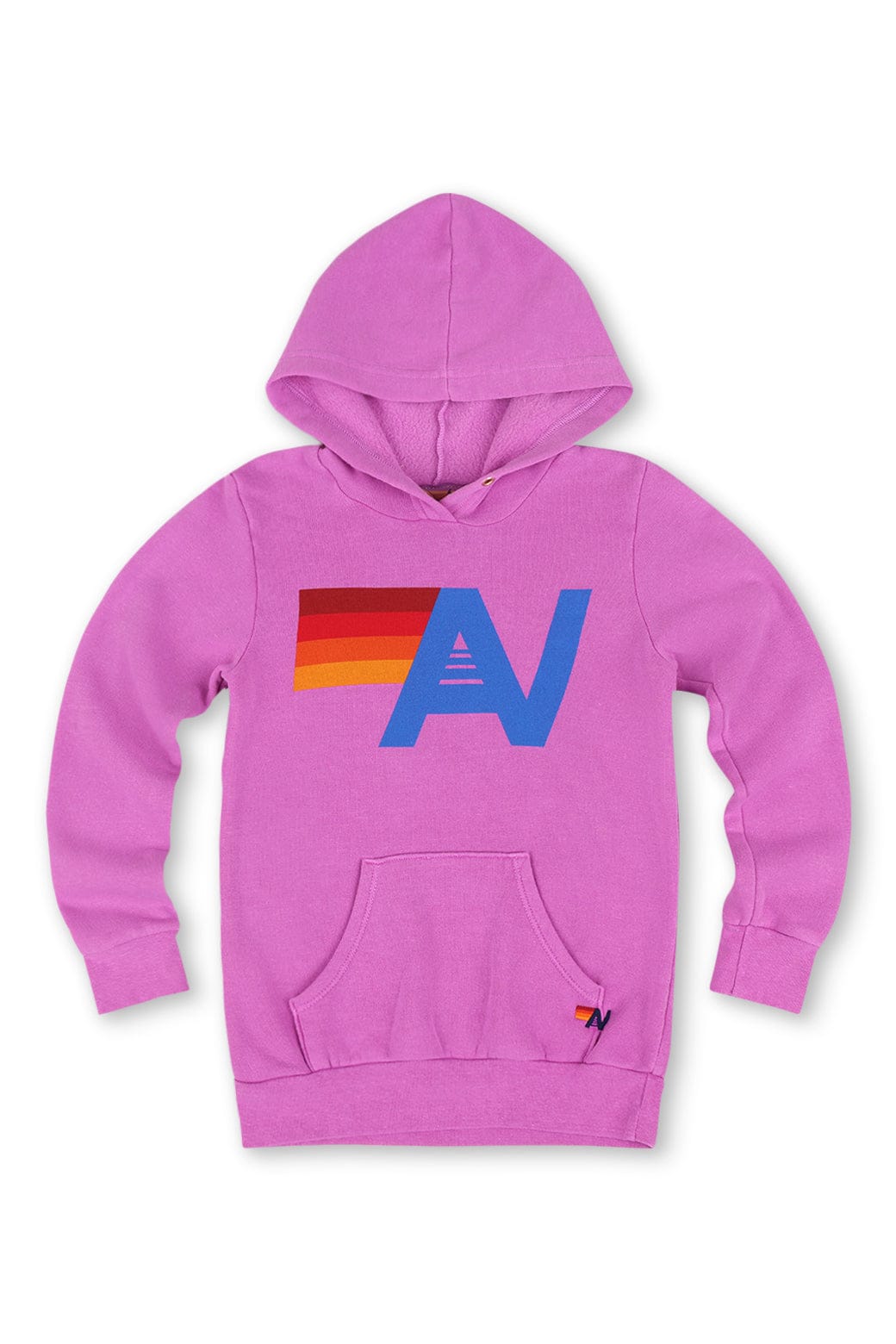 KID'S LOGO PULLOVER HOODIE - NEON PURPLE