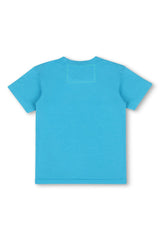 KID'S BOLT TEE - NEON BLUE