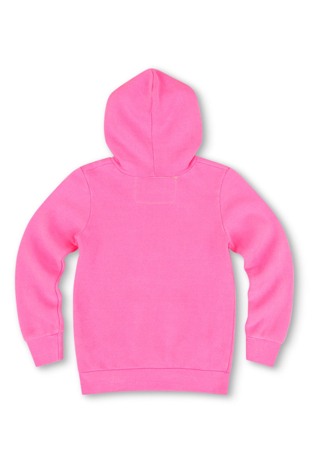 KID'S SMILEY 2 PULLOVER HOODIE - NEON PINK