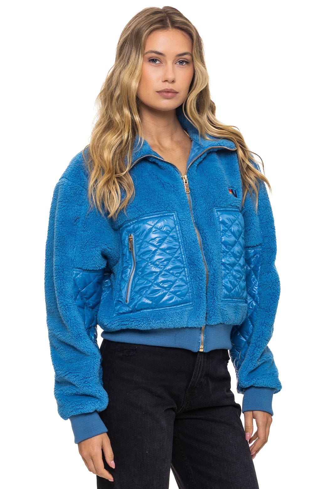 TEDDY FULL ZIP JACKET - OCEAN