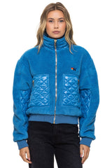 TEDDY FULL ZIP JACKET - OCEAN