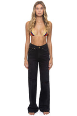 HI RISE WIDE LEG GYPSY WOMENS JEAN - VINTAGE BLACK