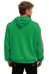 LA ONDA 2025 RELAXED PULLOVER HOODIE - KELLY GREEN
