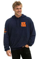 NEW YORK WINE & FOOD 2025 PULLOVER HOODIE RELAXED - NAVY