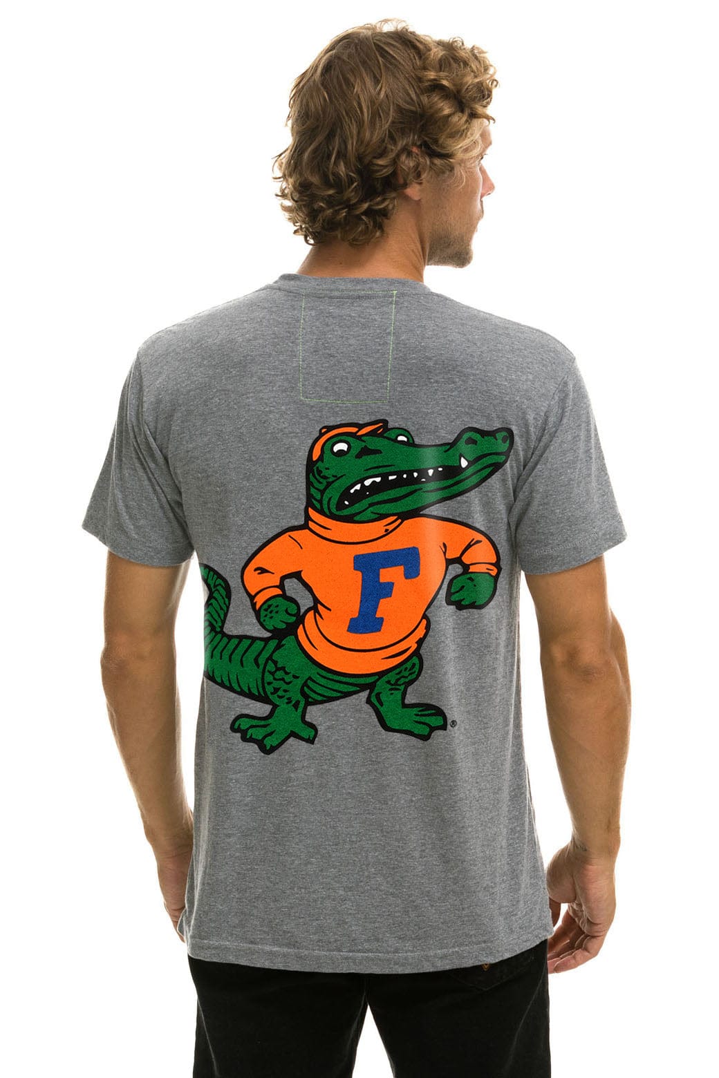 UNIVERSITY OF FLORIDA GATORS CREW TEE SHIRT - HEATHER