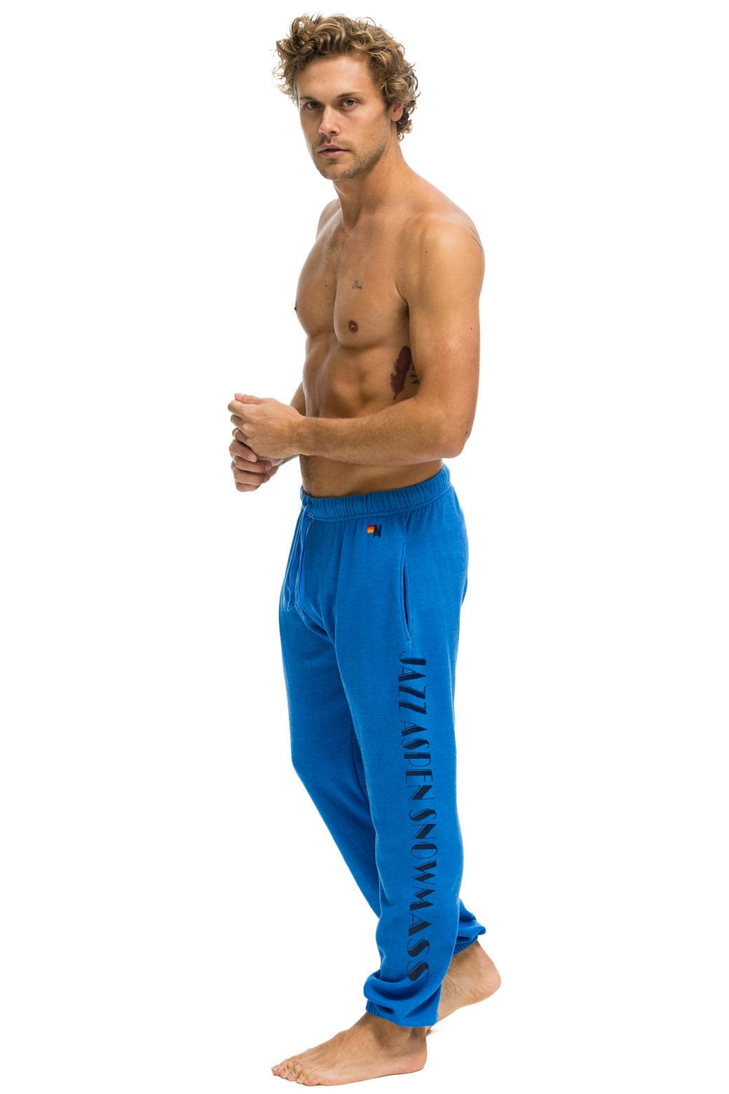 JAZZ ASPEN SNOWMASS 2025 - UNISEX POCKET SWEATPANTS - ADVENTURE BLUE