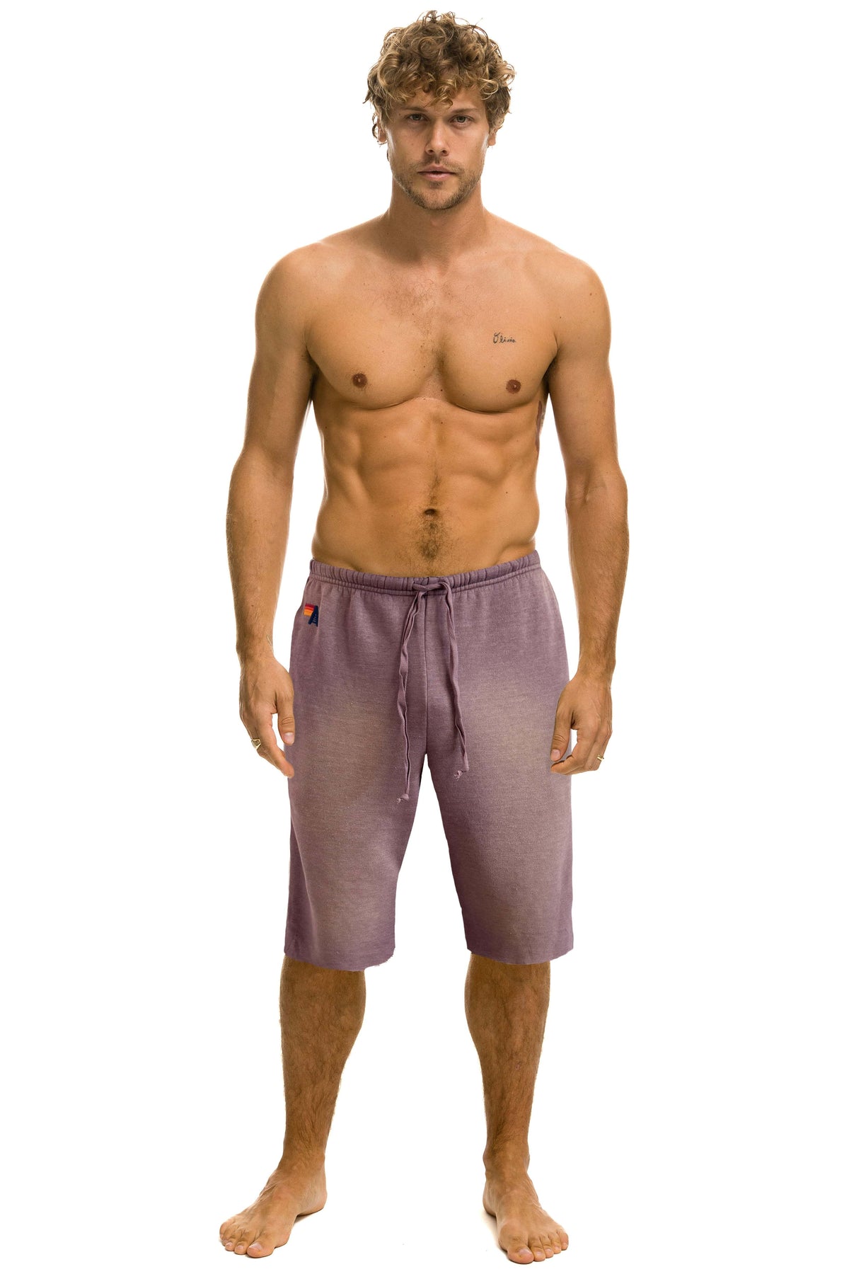 ESSENTIAL MENS SWEATSHORTS - FADED MOCHA