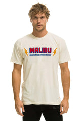 DREAMLAND MALIBU SUNDAY SESSIONS UNISEX CREW TEE - VINTAGE WHITE
