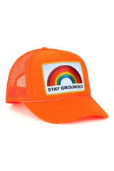 STAY GROUNDED TRUCKER HAT