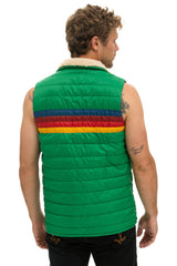 MEN'S 4 STRIPE VEST SHERPA- AMAZON