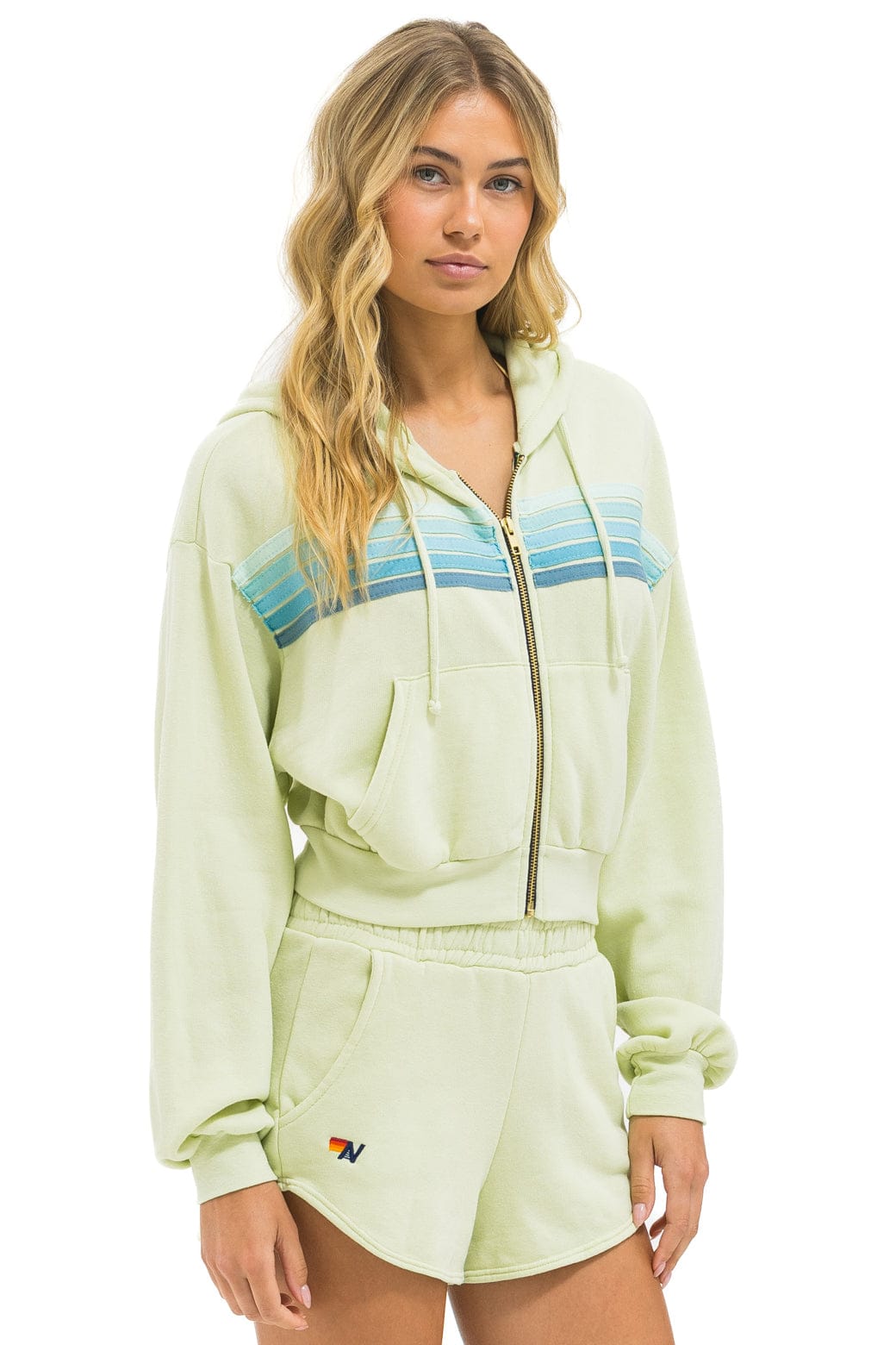 ESSENTIAL CLUB SHORTS - LIME CREAM