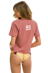 NANTUCKET 2025 BOYFRIEND TEE - SALMON