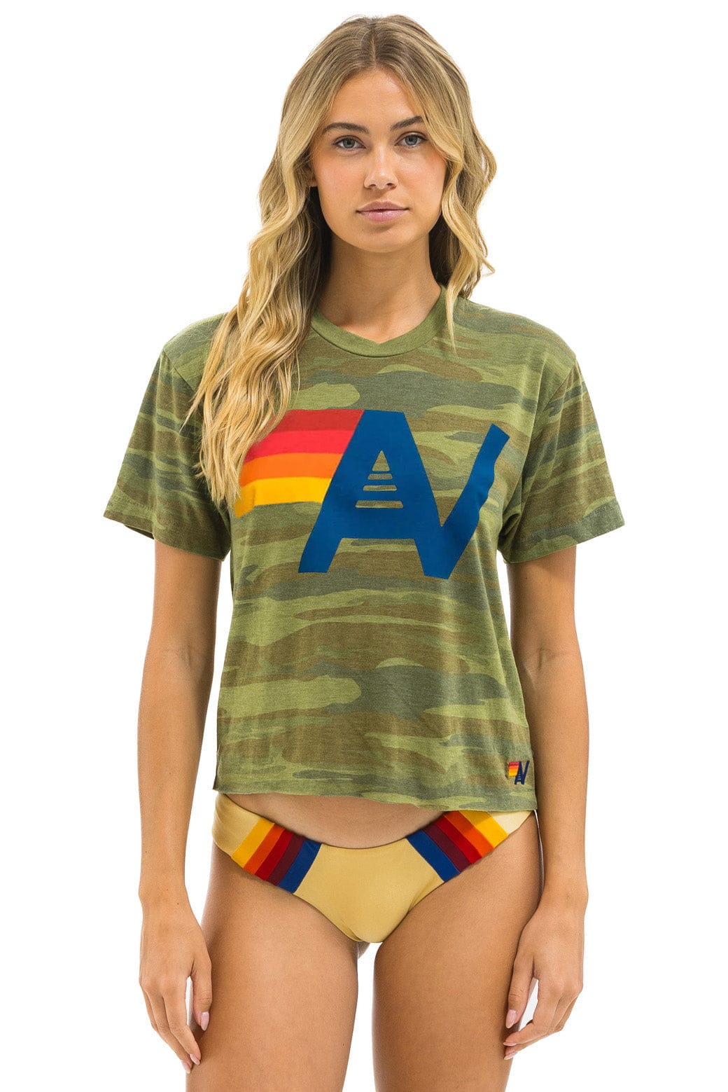 LOGO BOYFRIEND TEE - CAMO