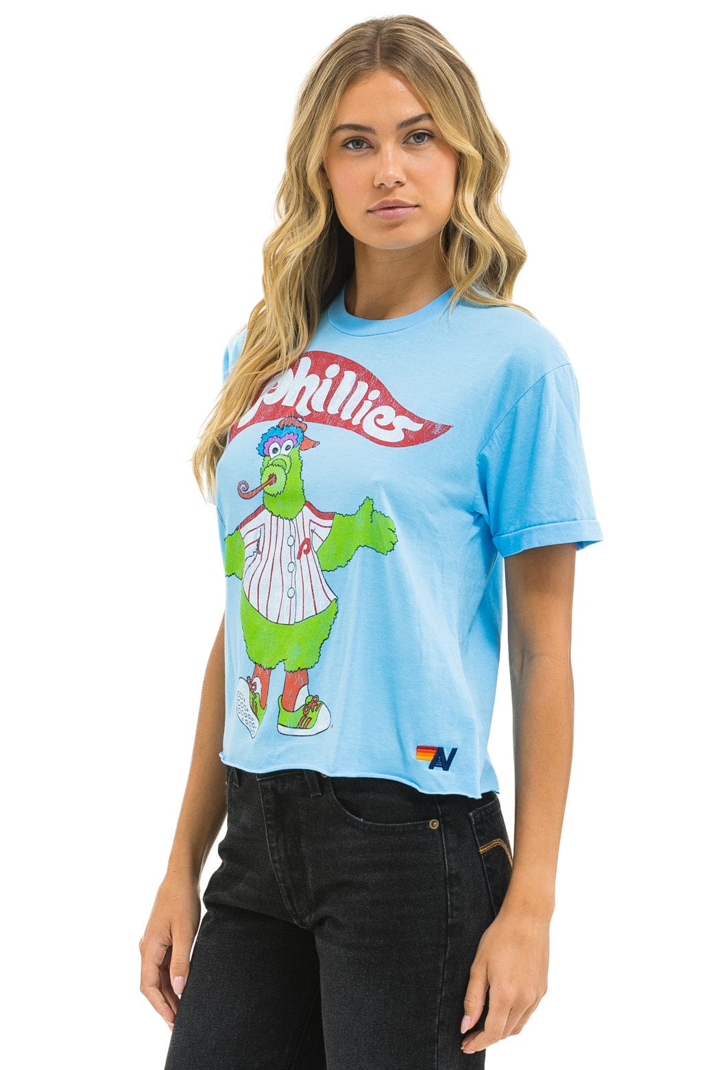 PHILLIES FANATIC BOYFRIEND TEE - SKY