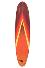 AVIATOR NATION HYRBID BOARD - RED & ORANGE