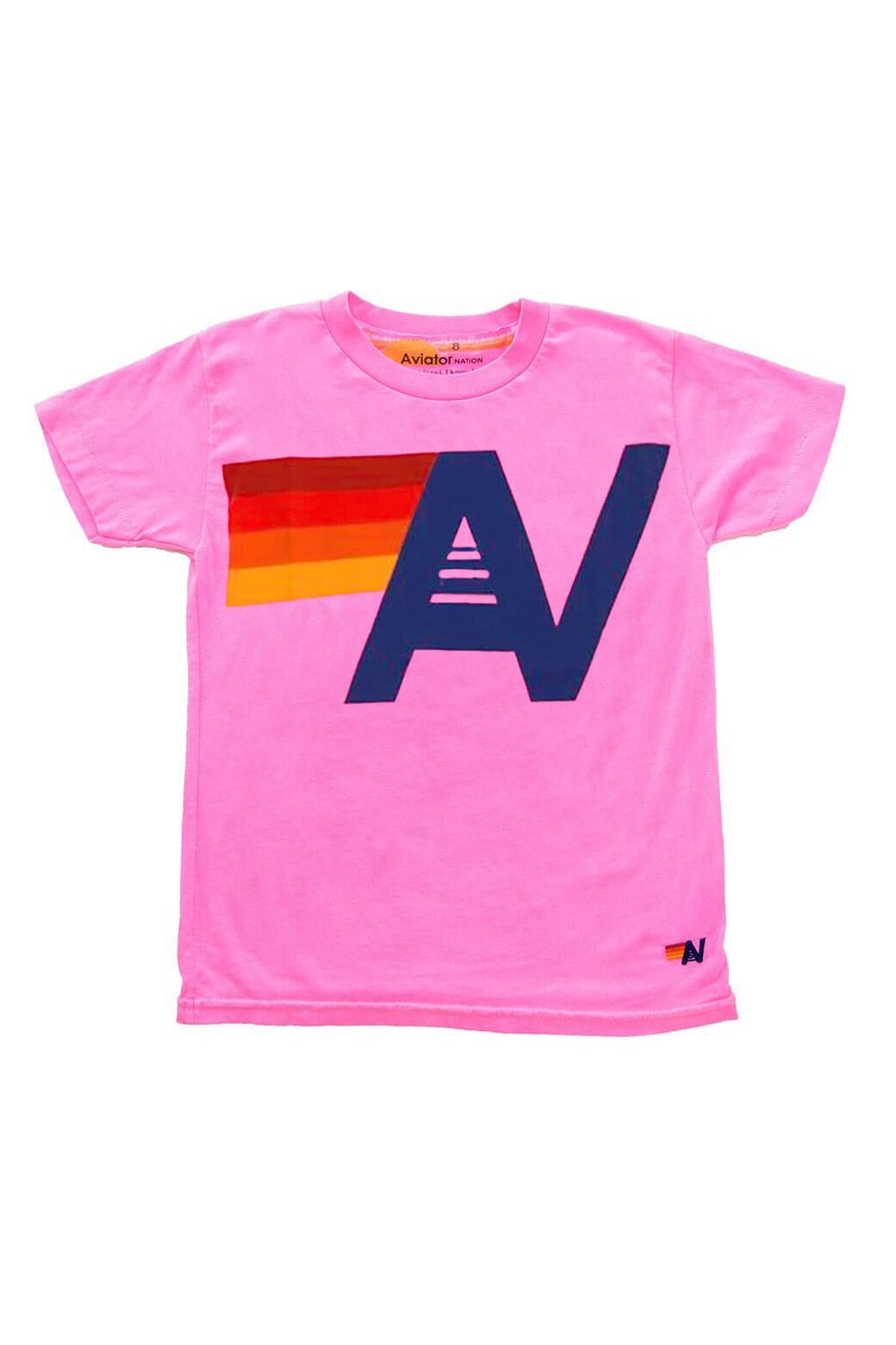 KID'S LOGO TEE - NEON PINK