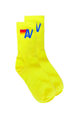LOGO SOCK - NEON YELLOW