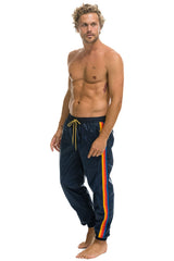 MEN'S 4 STRIPE WIND PANT - NAVY