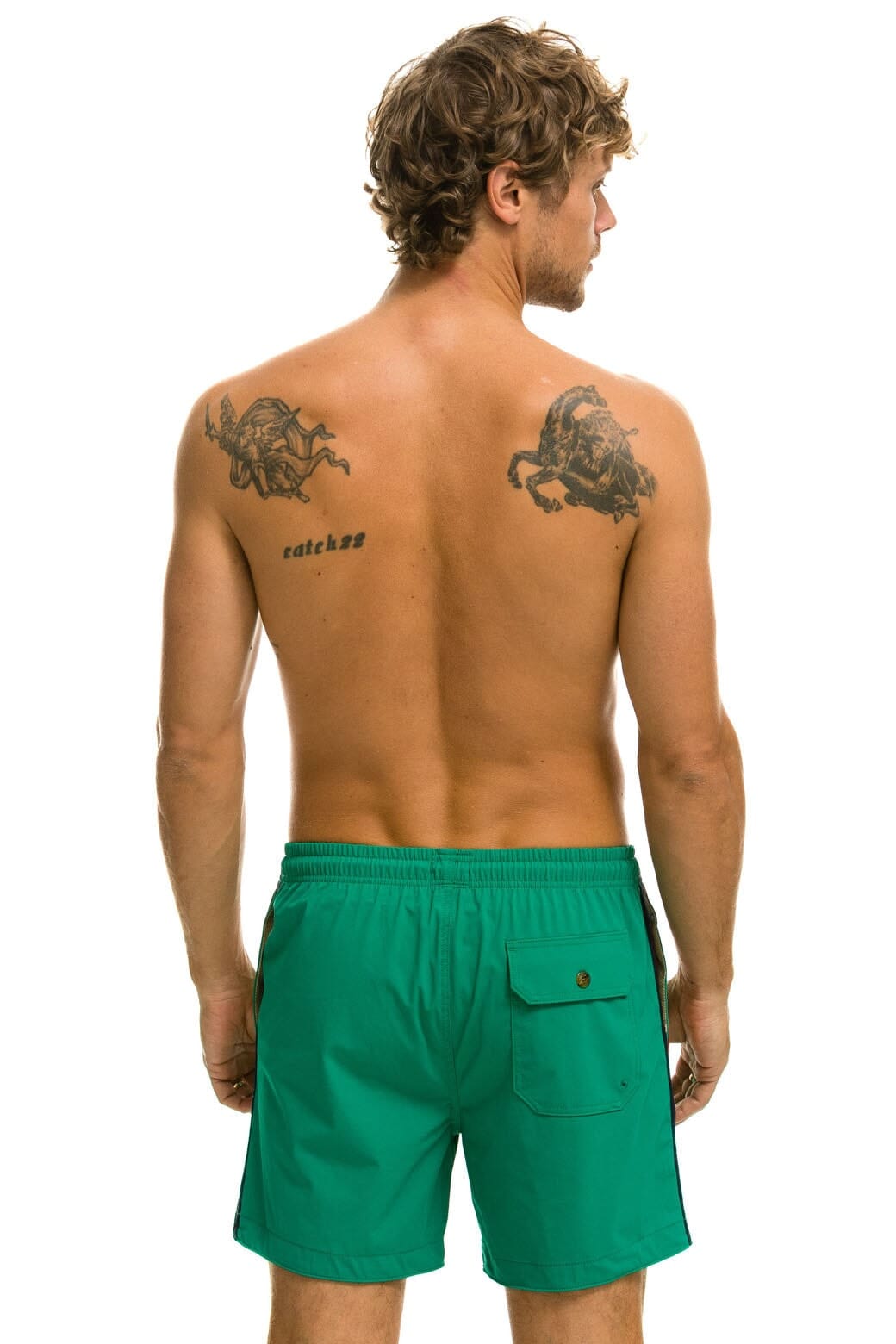 MEN'S 5 STRIPE FLEX SHORTS - AMAZON