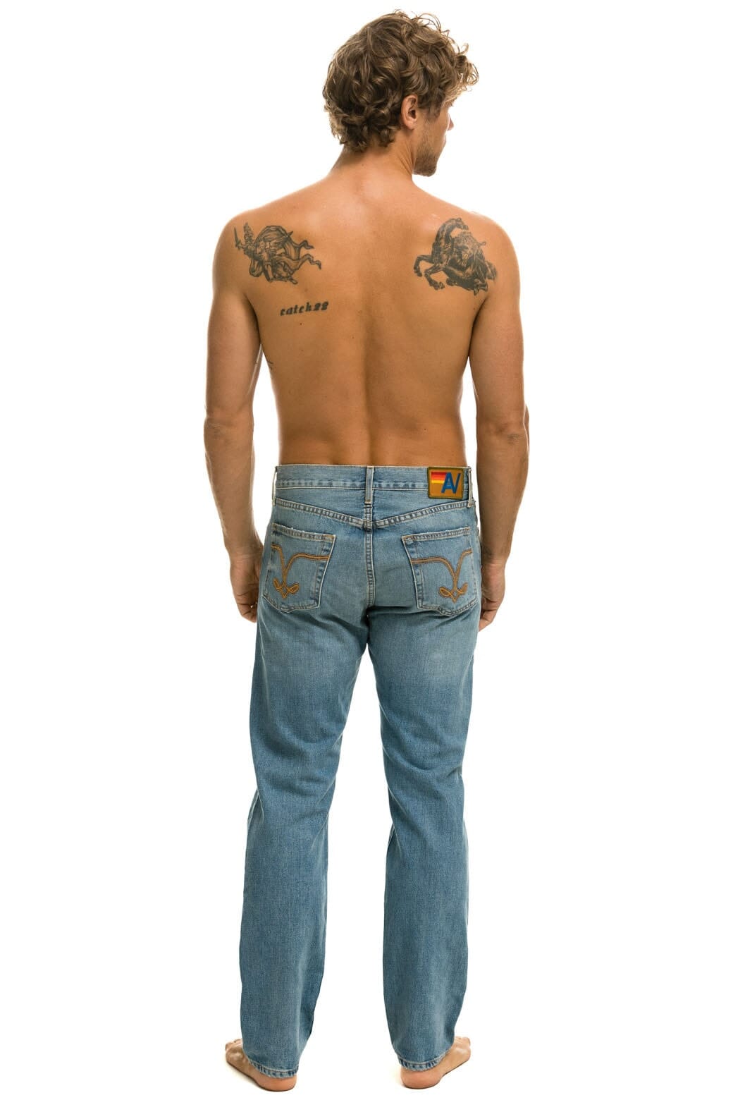 MEN'S CLASSIC STRAIGHT LEG DENIM JEAN - VINTAGE