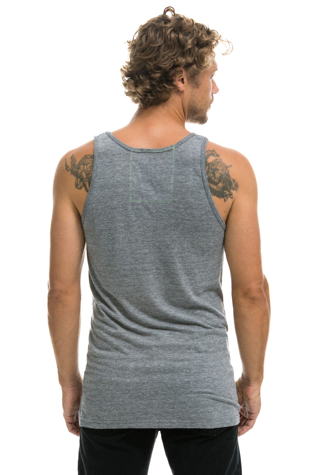 MEN'S LOGO TANK - HEATHER GREY