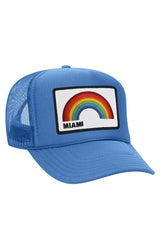 MIAMI RAINBOW TRUCKER HAT