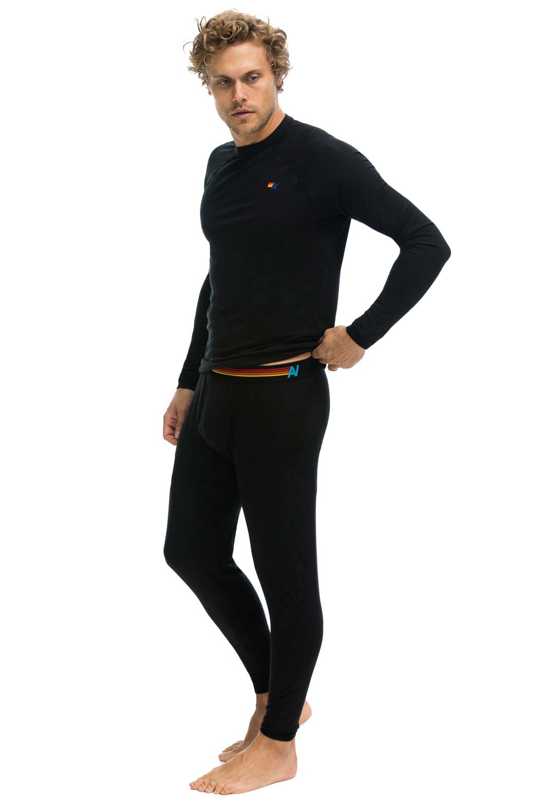 MICRO MODAL BASE LAYER BOTTOM - BLACK