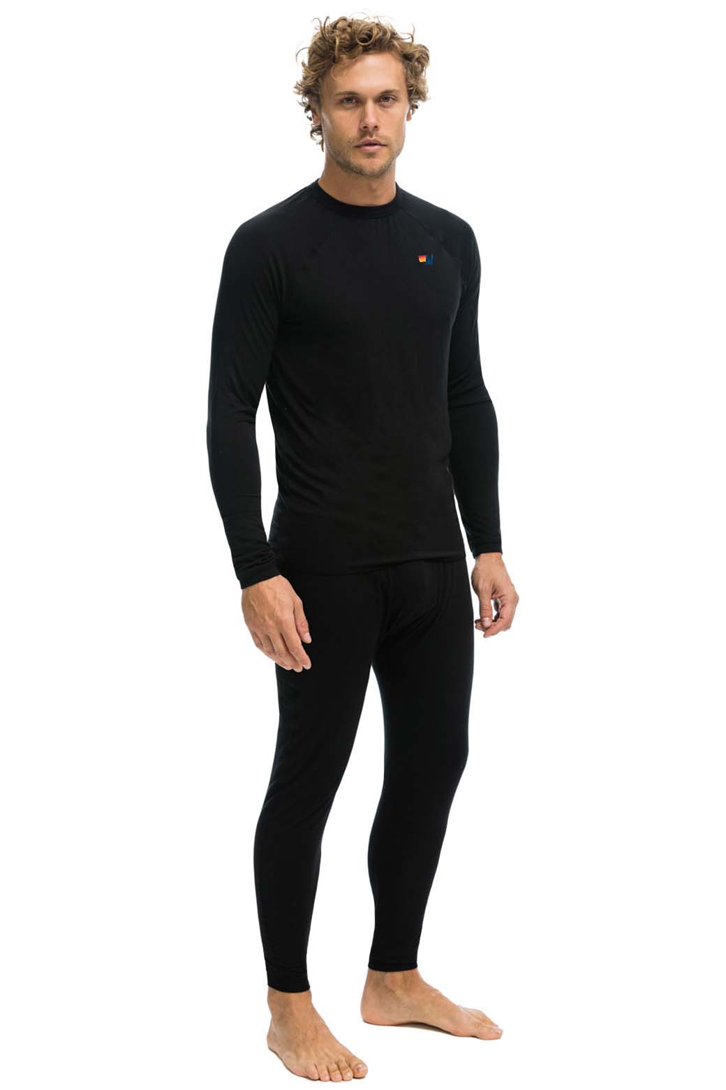 MICRO MODAL BASE LAYER BOTTOM - BLACK