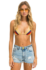 MID RISE ROCKER COWGIRL CUTOFF KEEP SMILING JEAN SHORTS - SUPER LIGHT