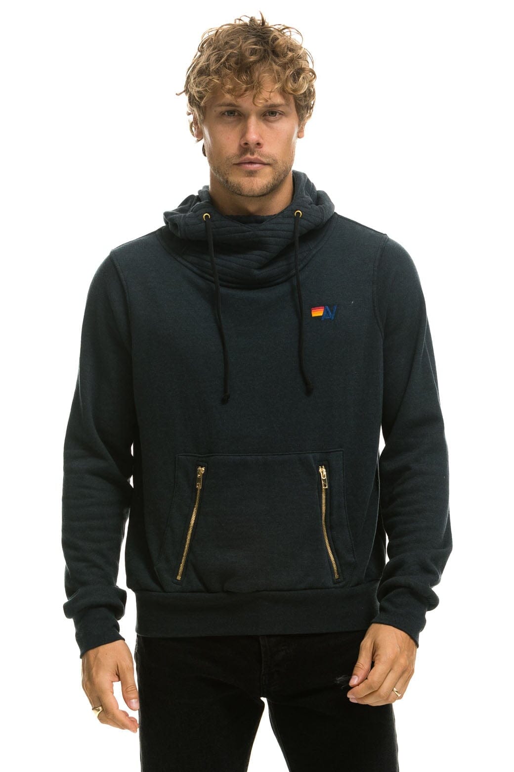 NINJA PULLOVER HOODIE -CHARCOAL