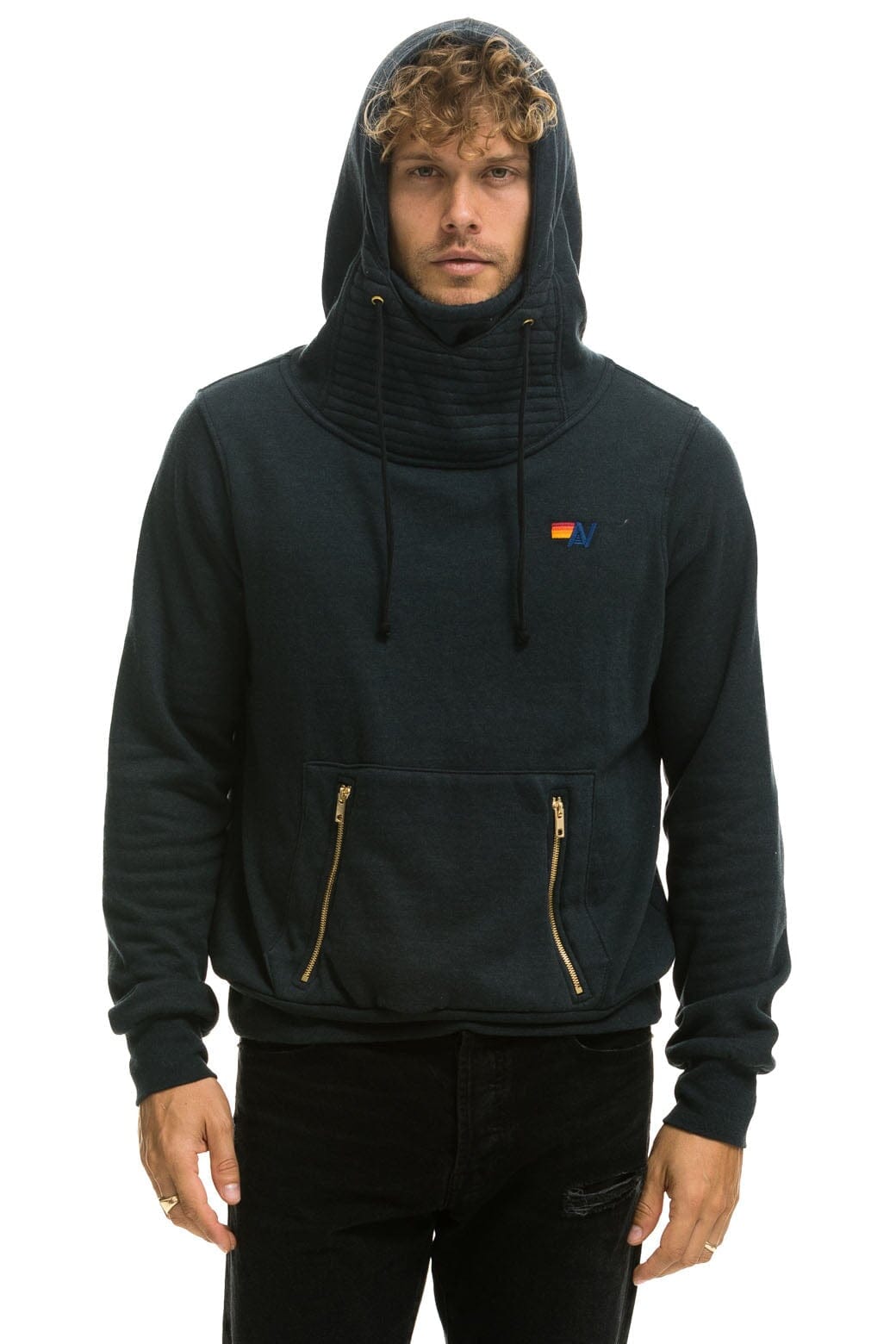 NINJA PULLOVER HOODIE -CHARCOAL