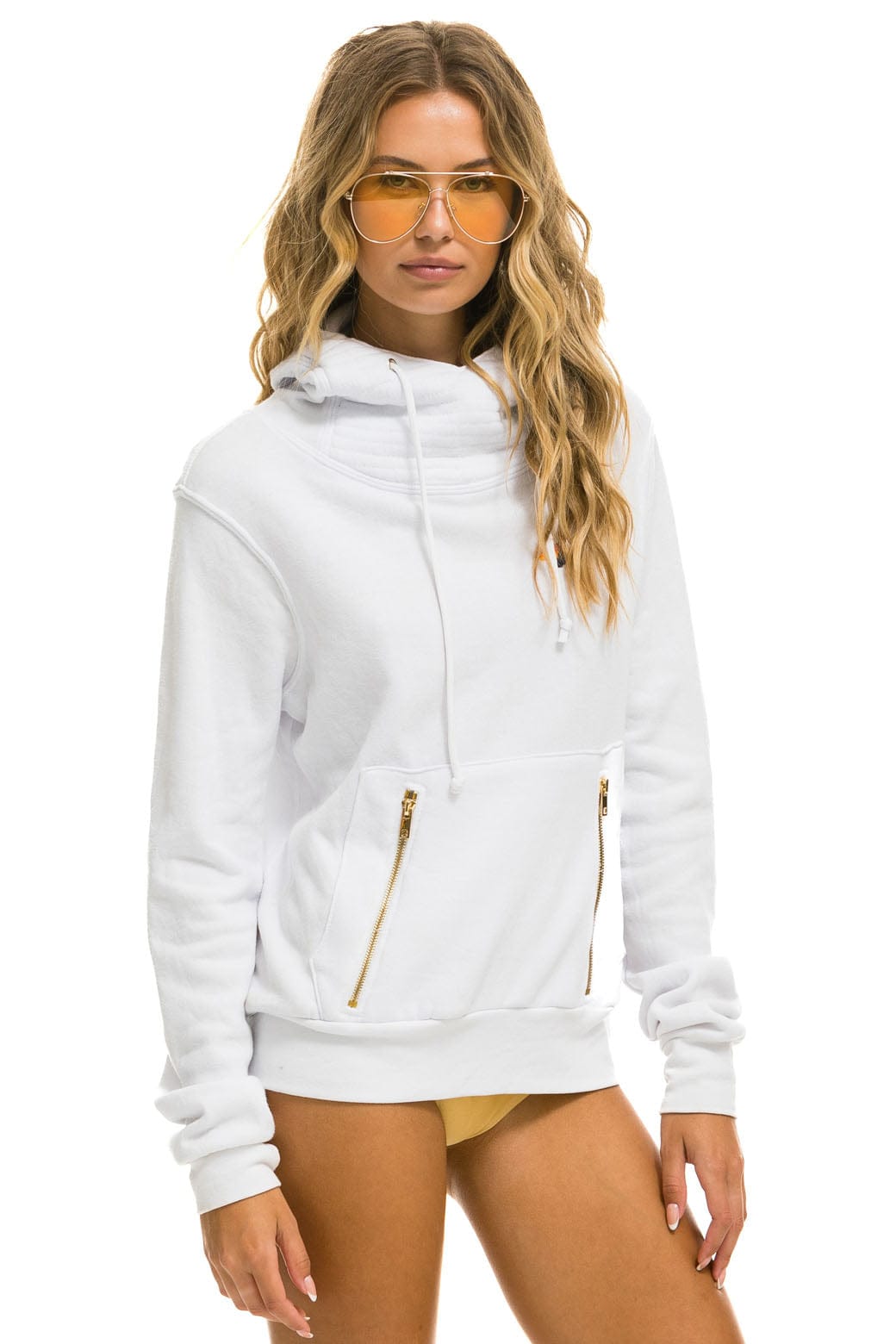 NINJA PULLOVER HOODIE - WHITE