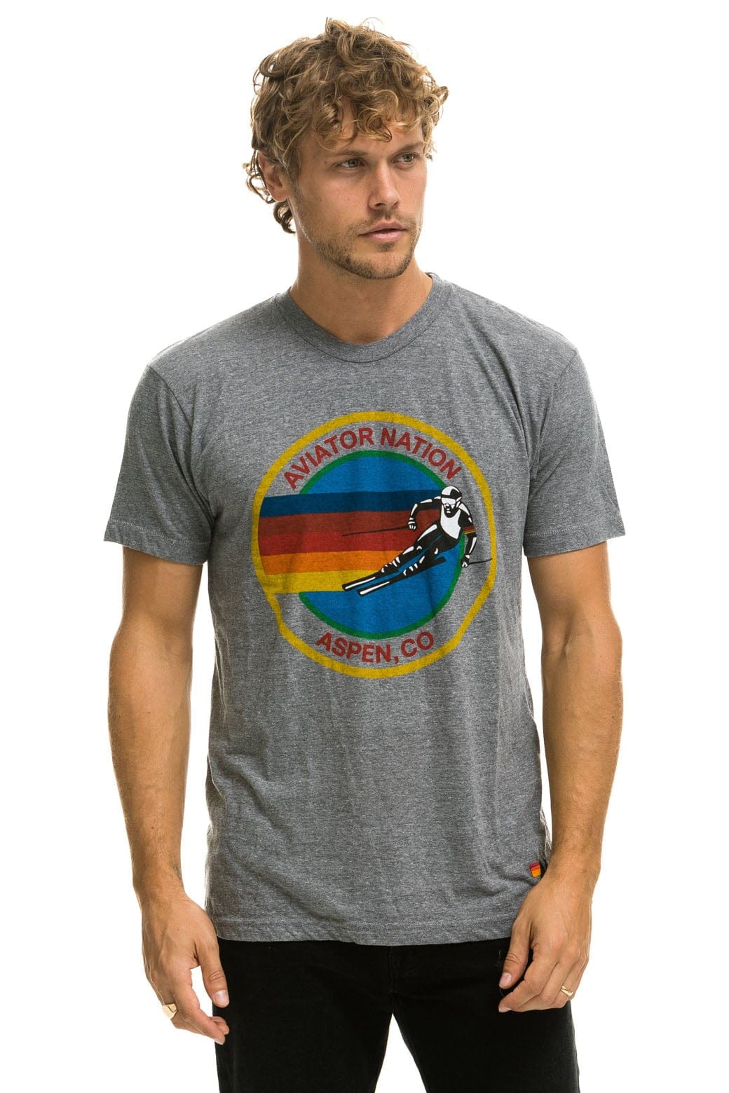 SIGNATURE ASPEN TEE - HEATHER GREY