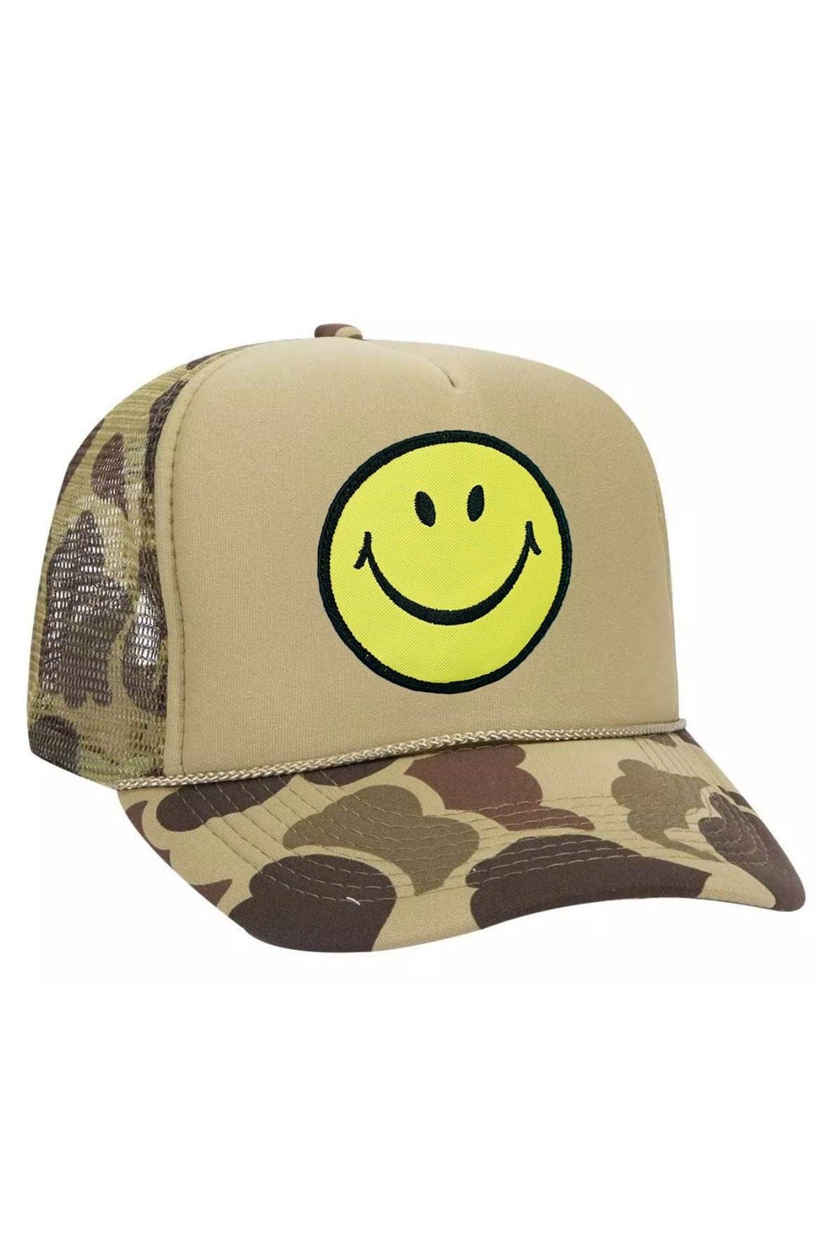 SMILEY VINTAGE TRUCKER HAT