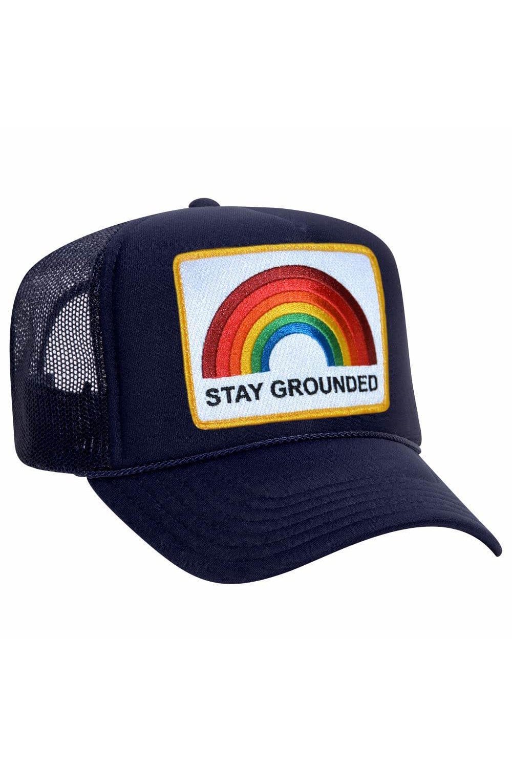 STAY GROUNDED TRUCKER HAT