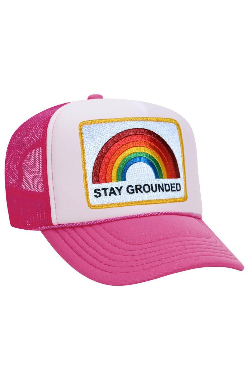 STAY GROUNDED TRUCKER HAT