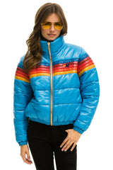 5 STRIPE APRES JACKET - GLOSSY OCEAN