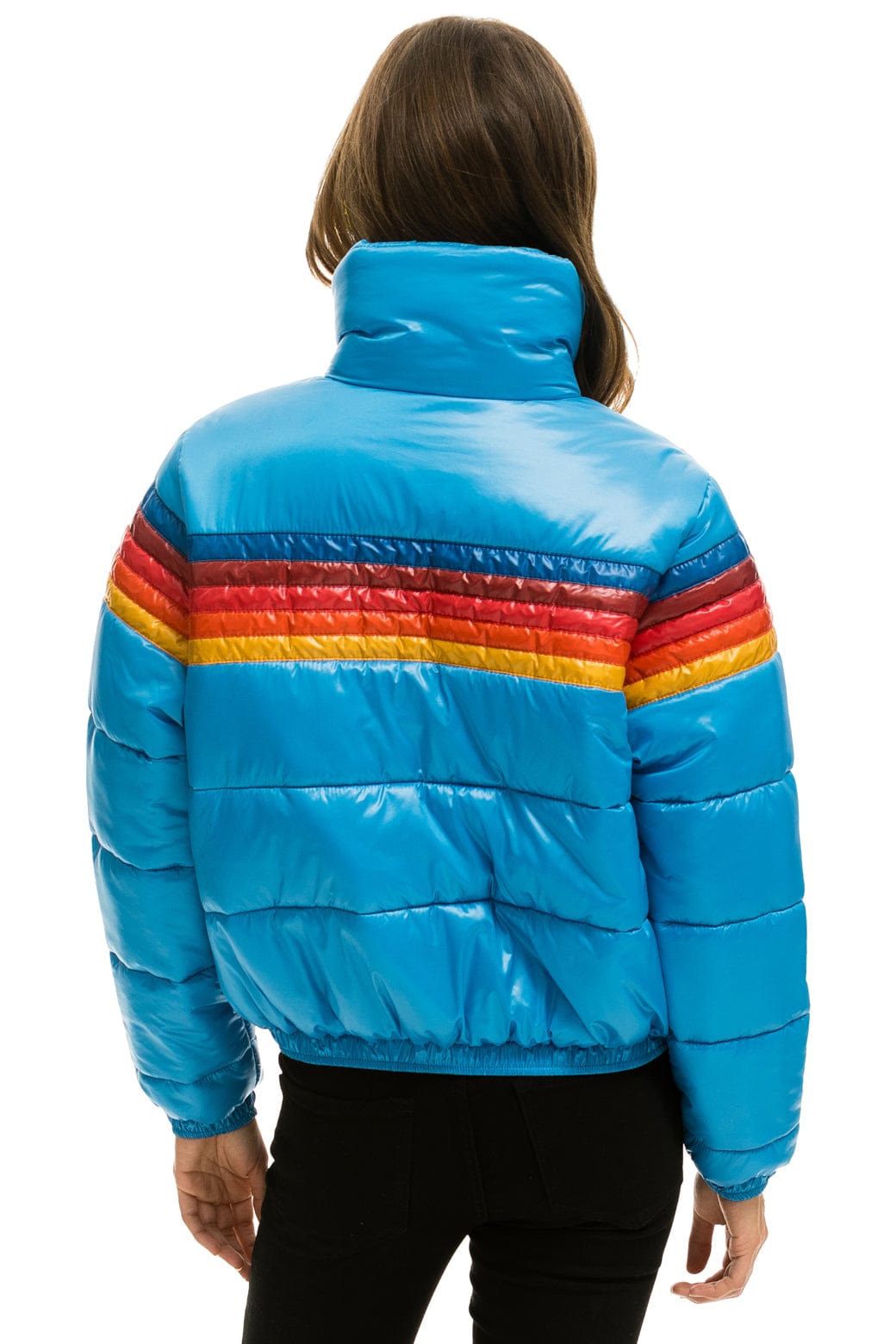 5 STRIPE APRES JACKET - GLOSSY OCEAN