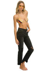 HIGH RISE SLIM BOOT JEAN - VINTAGE BLACK